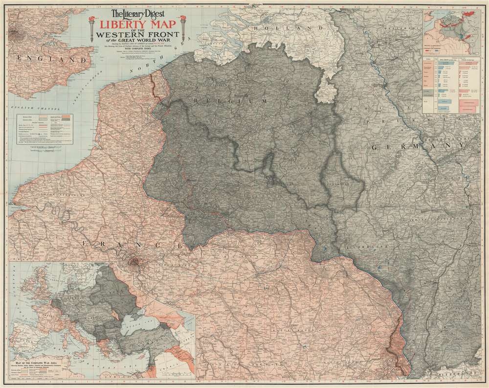 Ситуація станом на червень 1918. В результаті німецького Весняного наступу в центрі фронту утворились два великих виступи