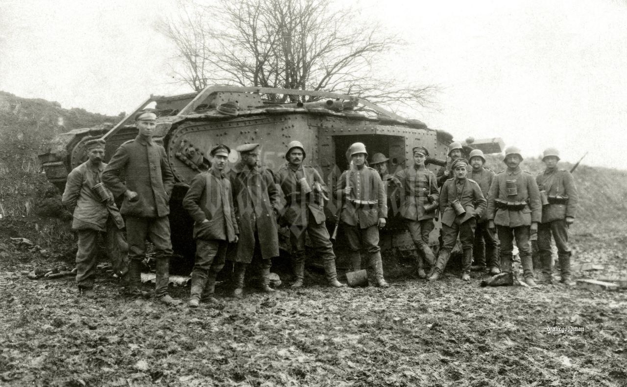 Німецькі піхотинці під Камбре, листопад-грудень 1917