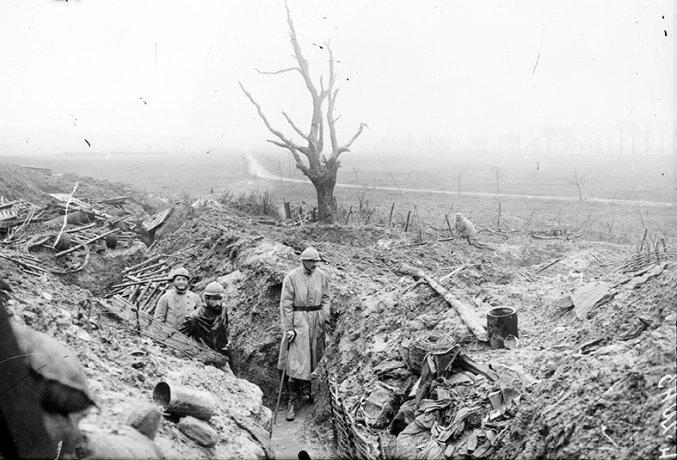 Французькі позиції під Верденом, 1917 рік