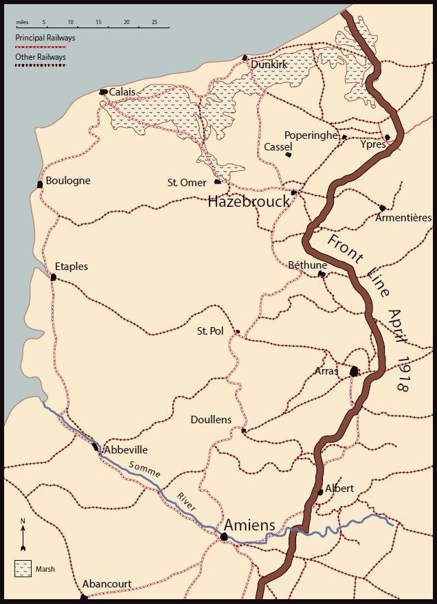 Британський сектор Західного фронту, липень 1918