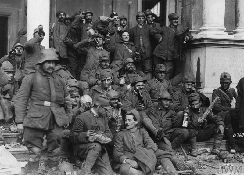 Італійські полонені при Капоретто, жовтень-листопад 1917