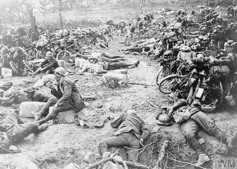 Французькі солдати під час операції під Вілле-Котре, липень 1918