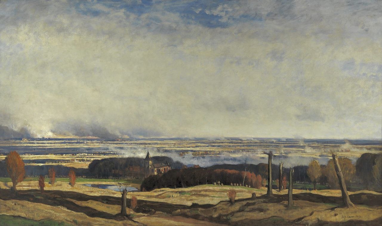 Вид, який відкривався з Mount Kemmel.