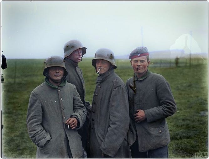 Німецькі полонені, 31 березня 1918.