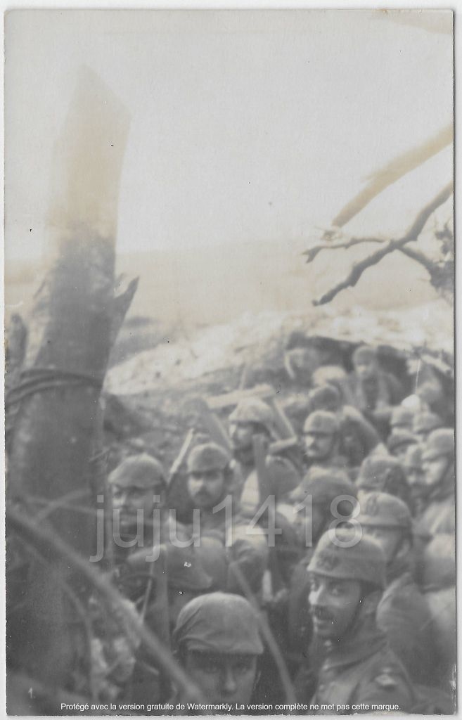 Німецькі солдати перед атакою на Верден, 21 лютого 1916.