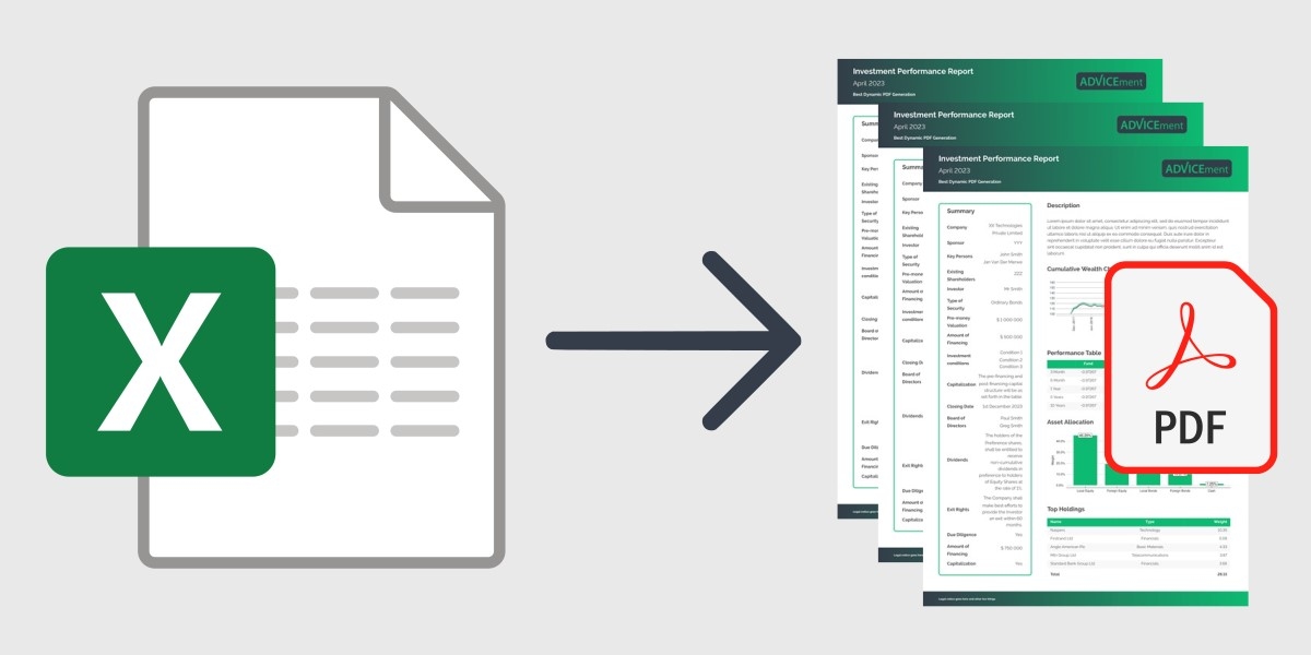 Seamless Data Sharing: From Excel to PDFs