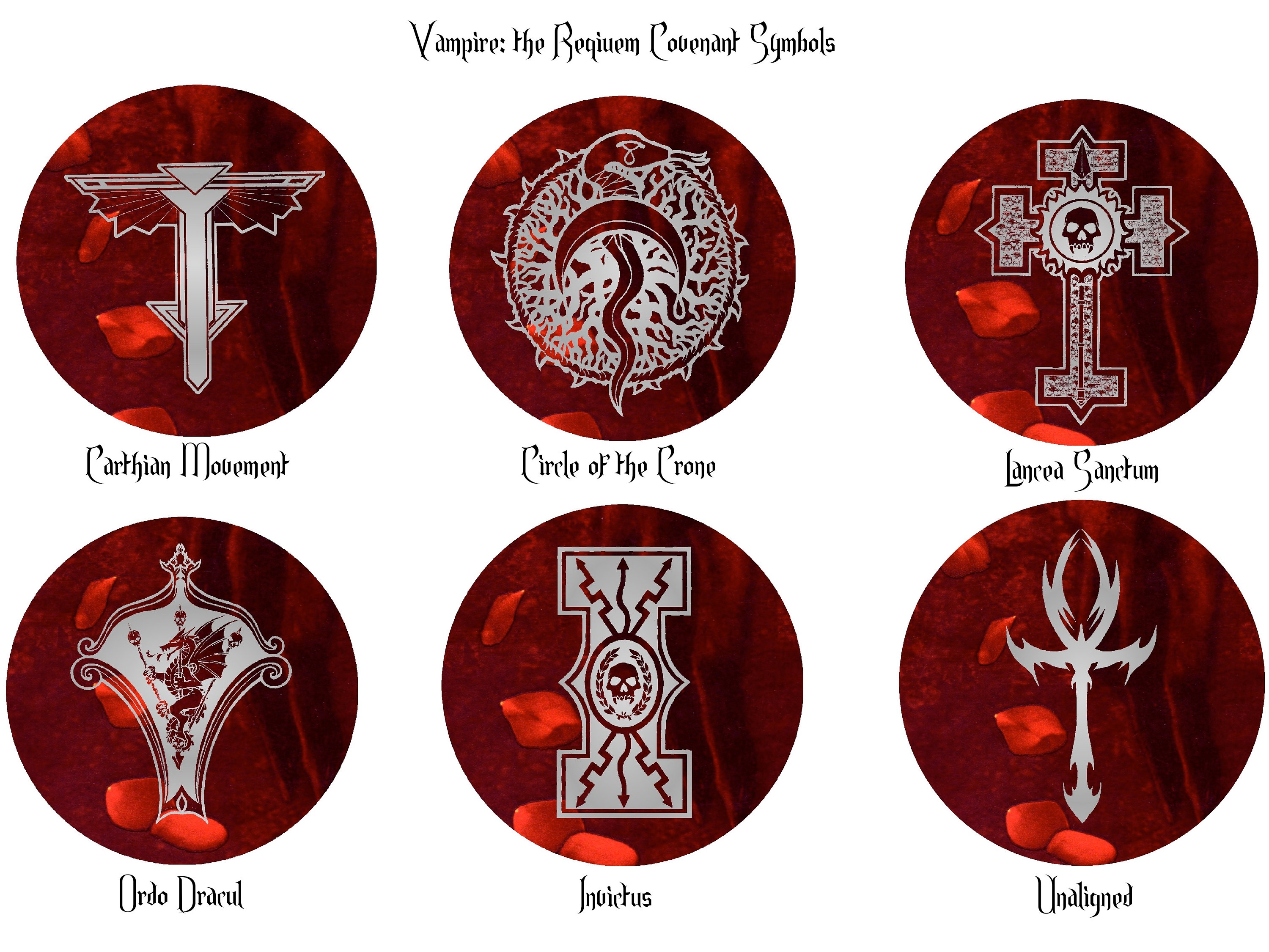 Vampire the Requiem Glass Pendants - Etsy