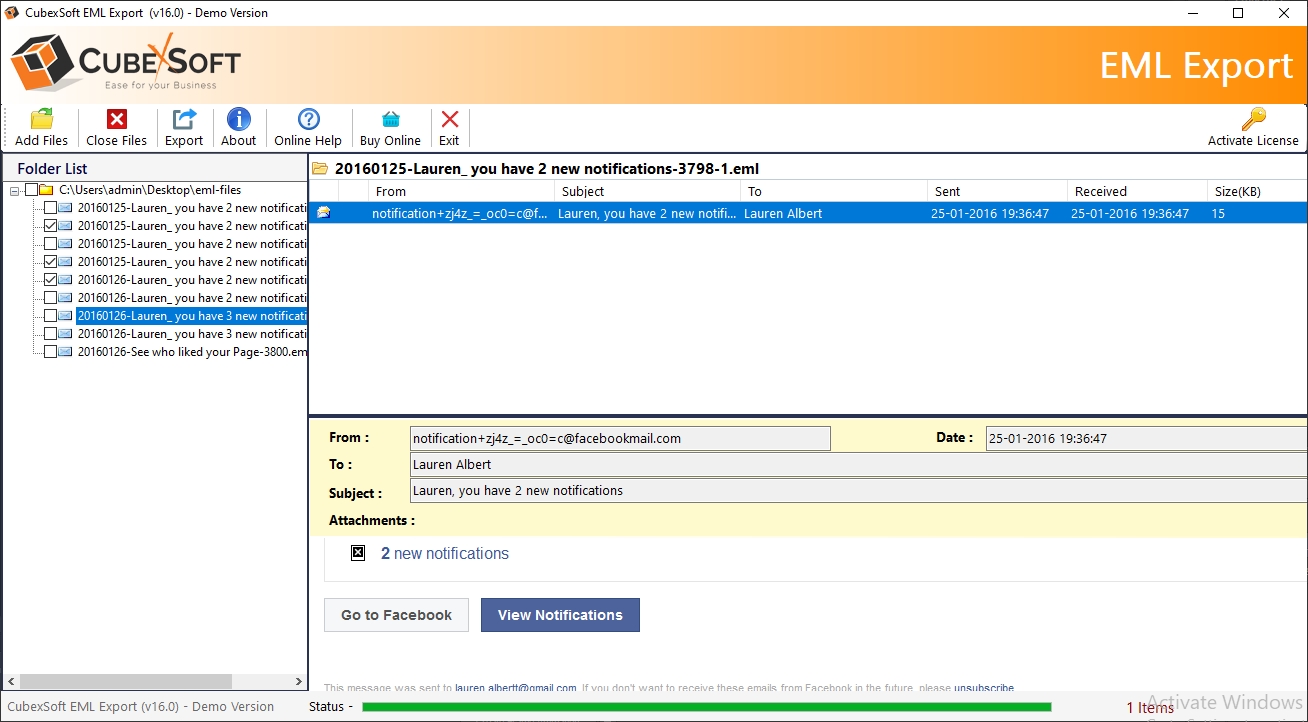 show preview all added files