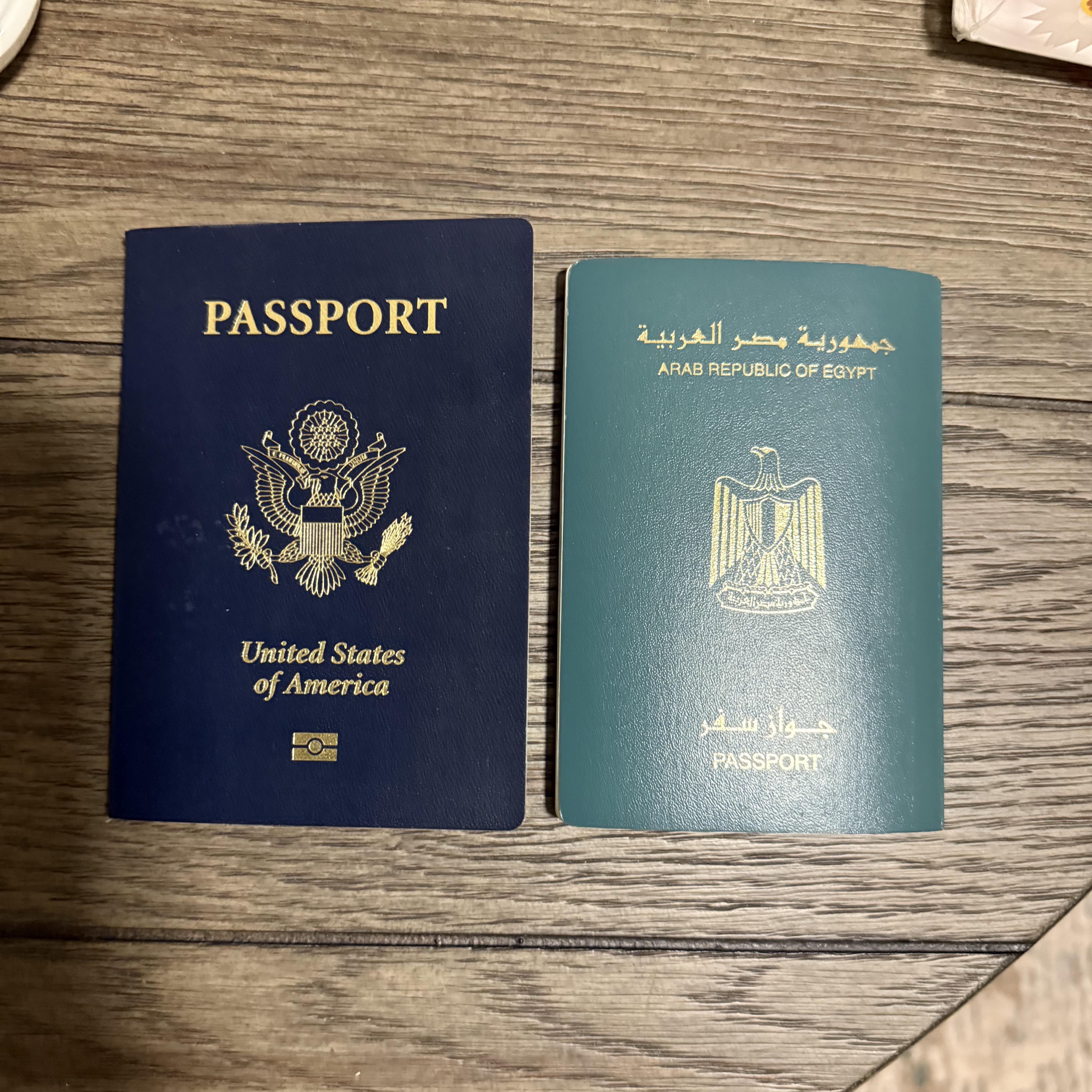 🇺🇸🇪🇬 : r/PassportPorn