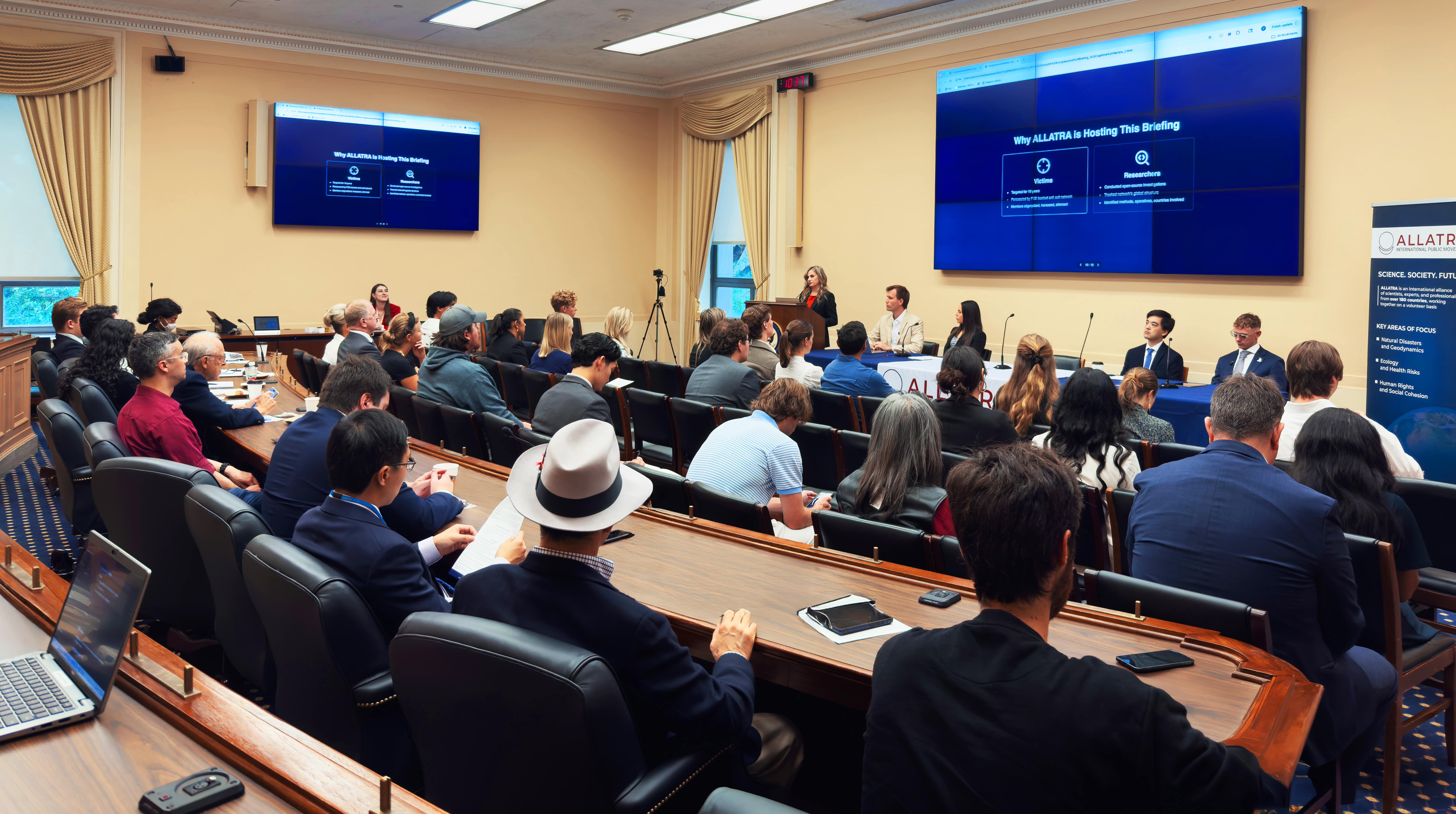 Congressional Briefing Held by ALLATRA Examines Cognitive Warfare as a Global Threat to National Security