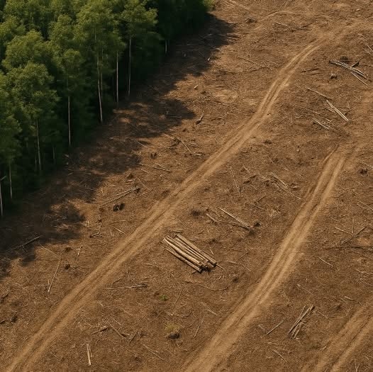 На зображенні може бути: склад лісоматеріалів