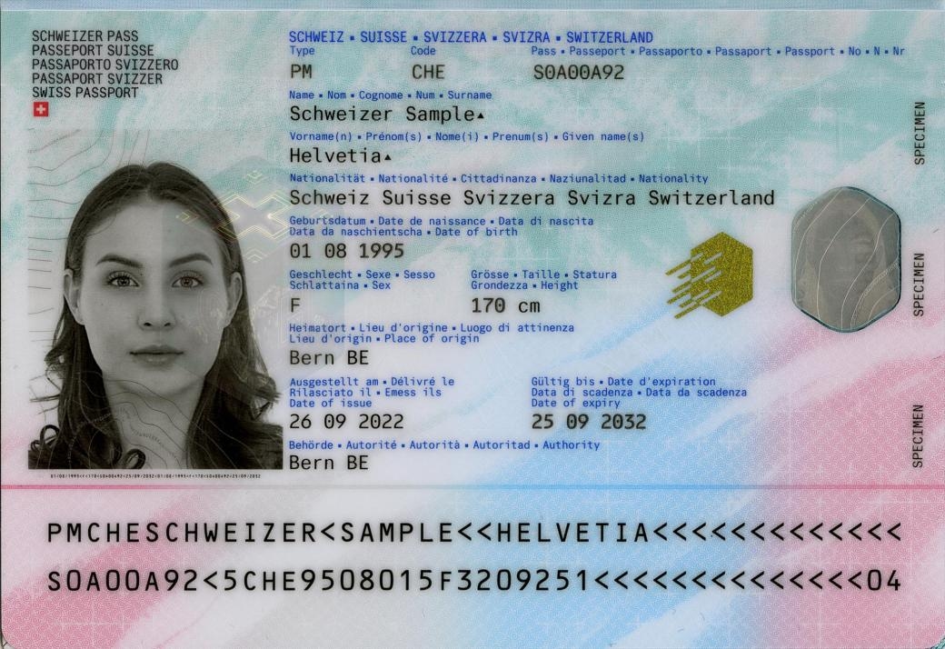 Switzerland's new passport is extremely badass and state of the art in  terms of security. Forgers in Bangkok are going to be busy for a very long  time to try to get