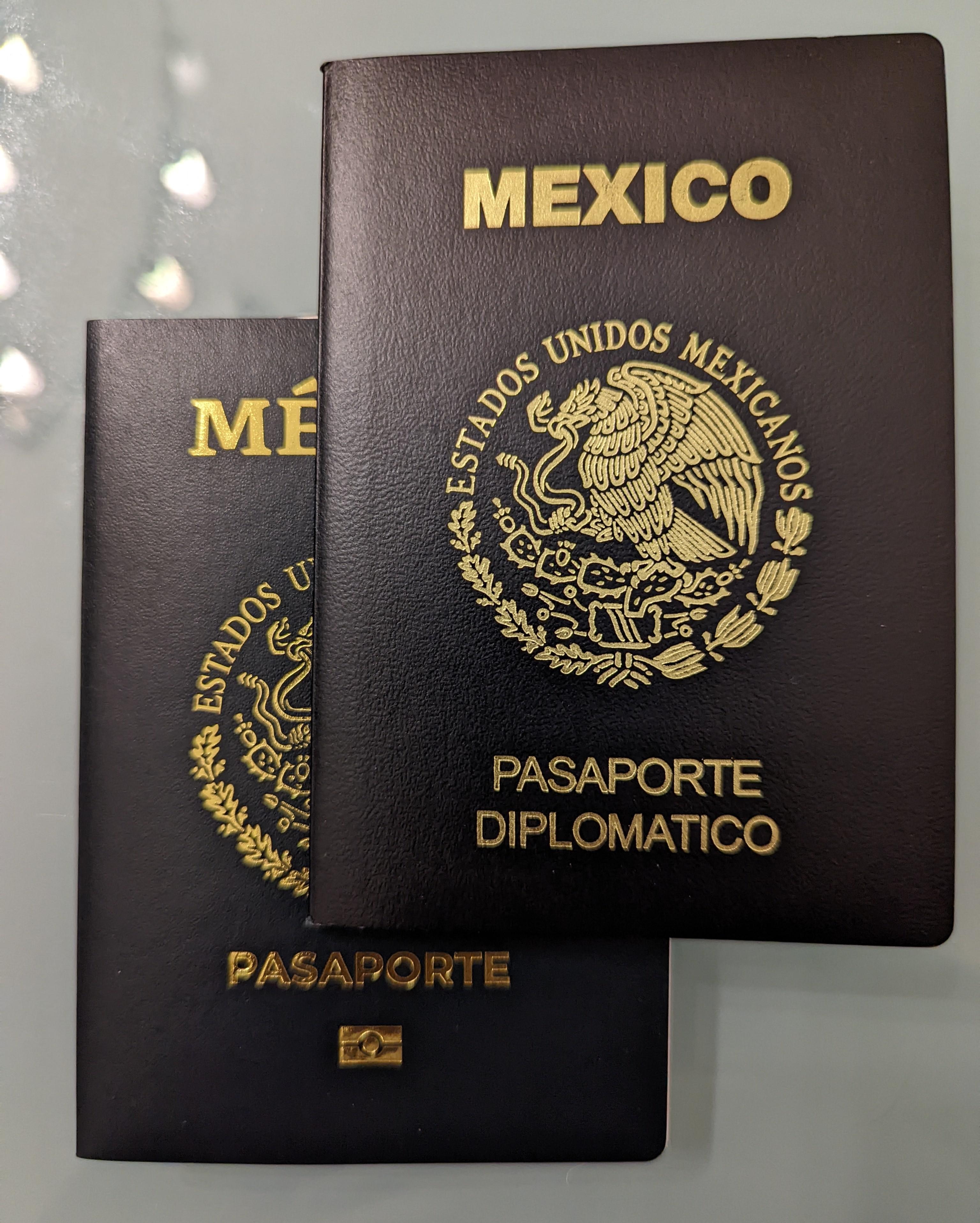 The "Visa free to the USA, Russia & China" pack - Mexican Diplomatic  passport (old model) #Mexico : r/PassportPorn