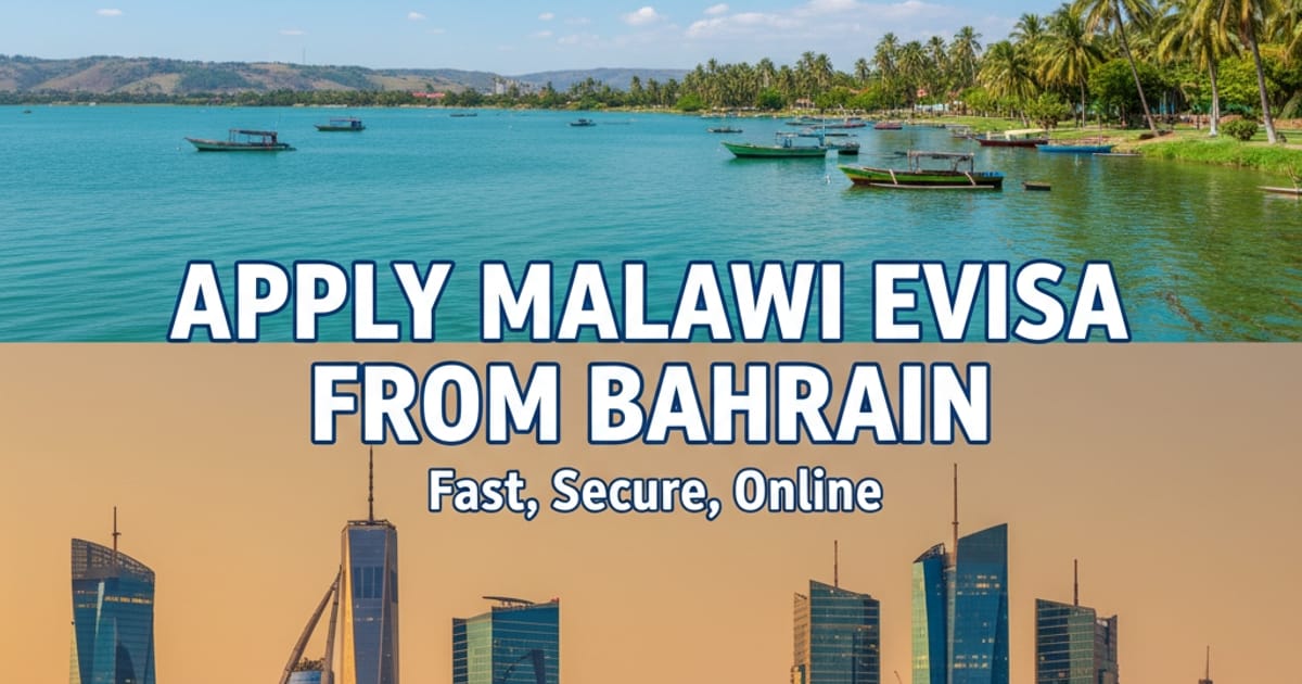 Apply Malawi eVisa from Bahrain - Caspian Ross на we.ua