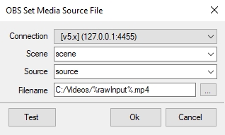 Set Media Source File Dialog