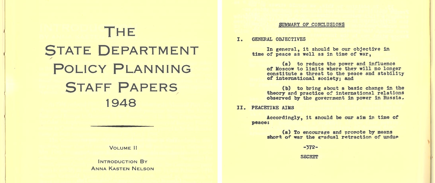 The State Department Policy Planning Staff Papers (1948), Vol.2