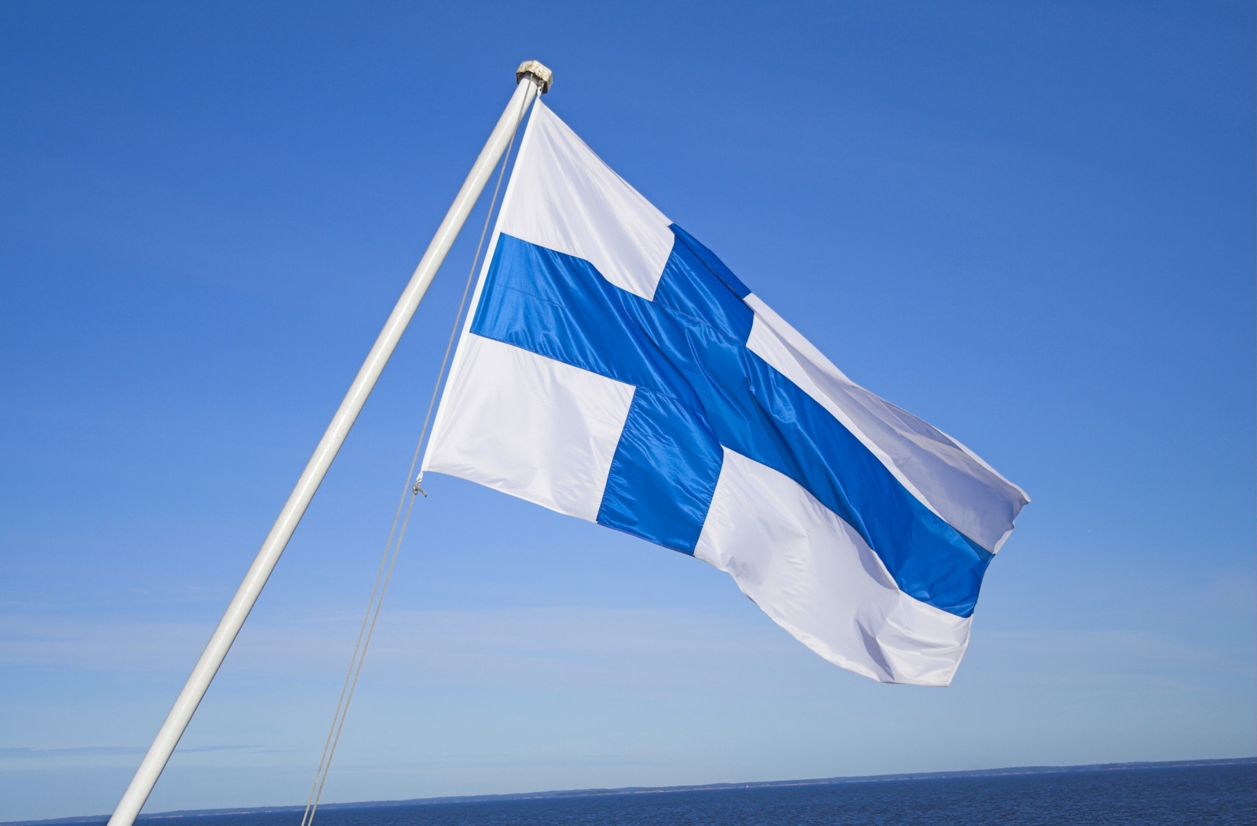 The Finnish flag - thisisFINLAND