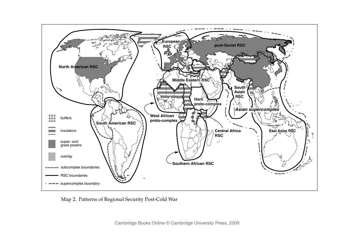 Patterns of regional security post-Cold War (Chapter 2 ...