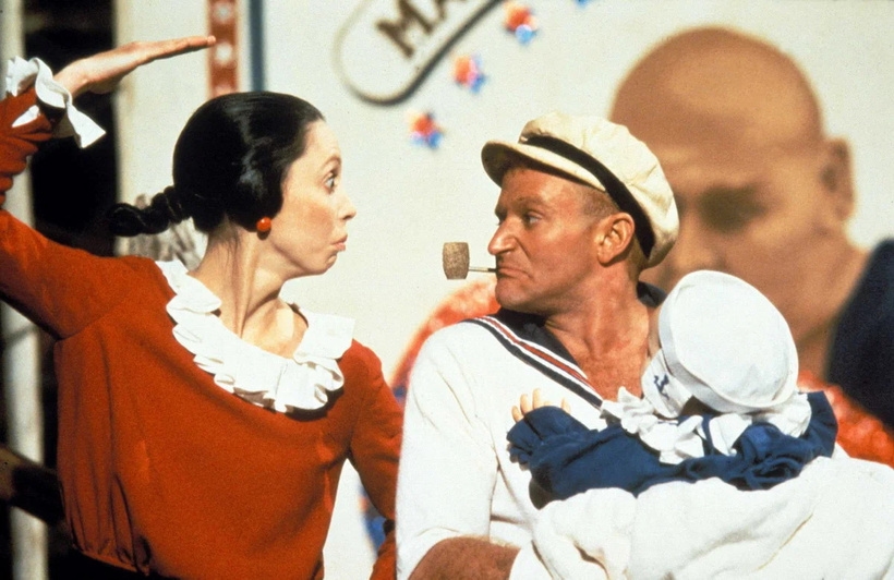 Попай (Popeye) - Шеллі Дюваль і Робін Вільямс