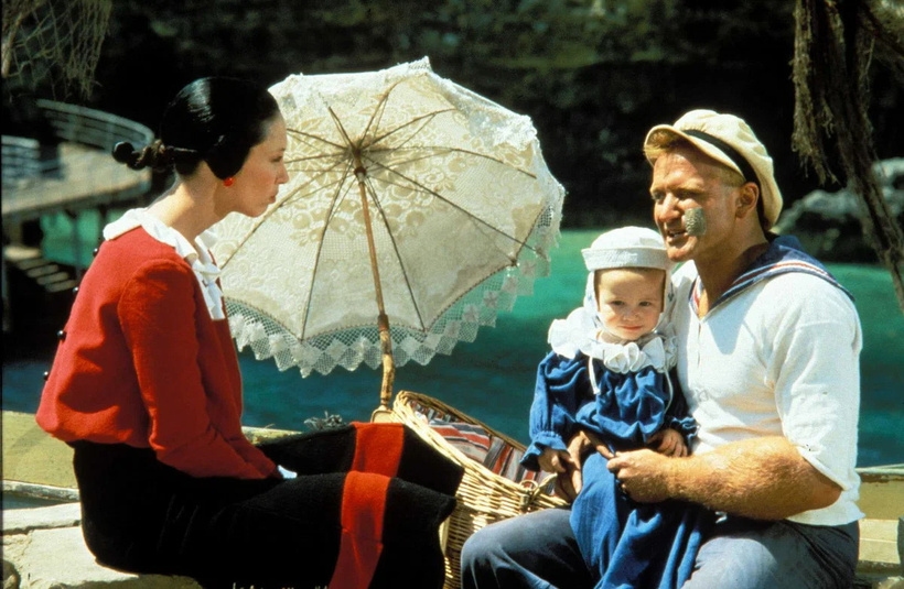 Попай (Popeye) - Шеллі Дюваль і Робін Вільямс