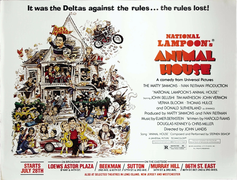 Постер фільма Звіринець (Animal House) - касові збори $120,091,123 ТОП 3 - 1978