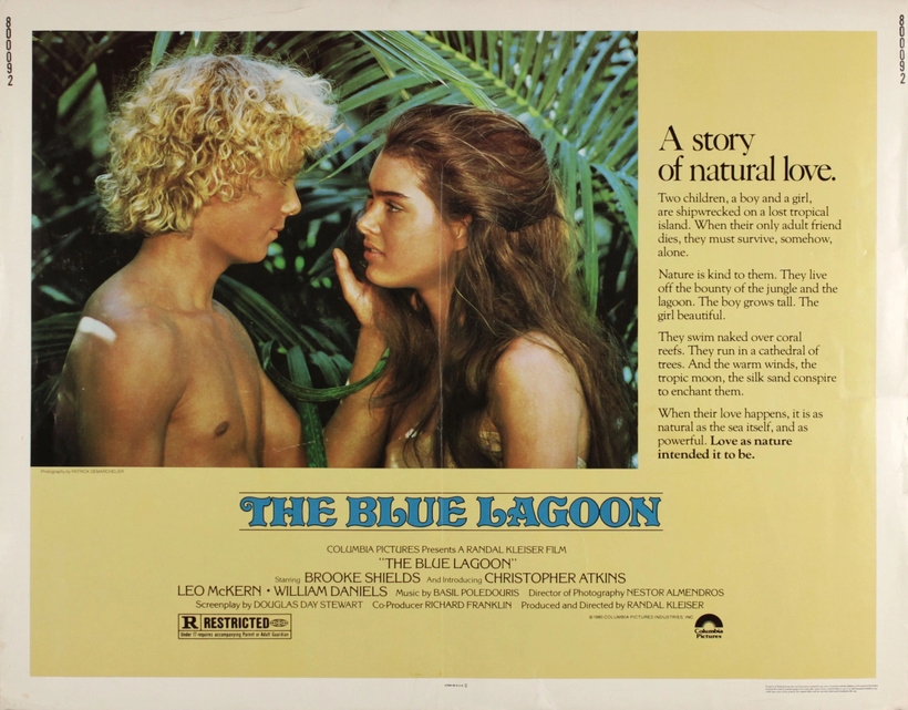 Постер фільма Блакитна лагуна (The Blue Lagoon) - касові збори $58,853,106 ТОП 9 - 1980