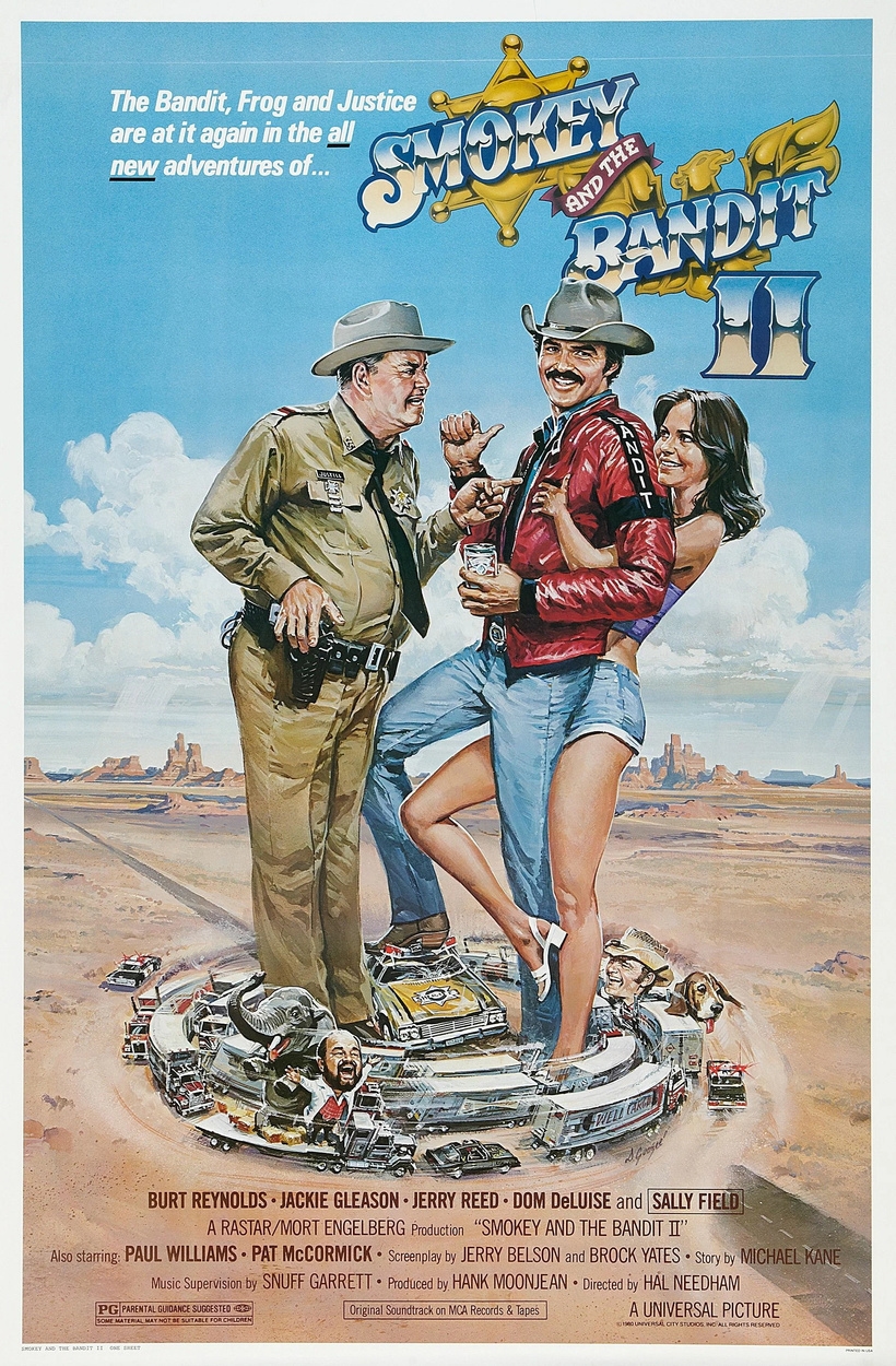 Постер фільма Смокі і Бандит 2 (Smokey and the Bandit II) - касові збори $66,132,626 ТОП 8 - 1980