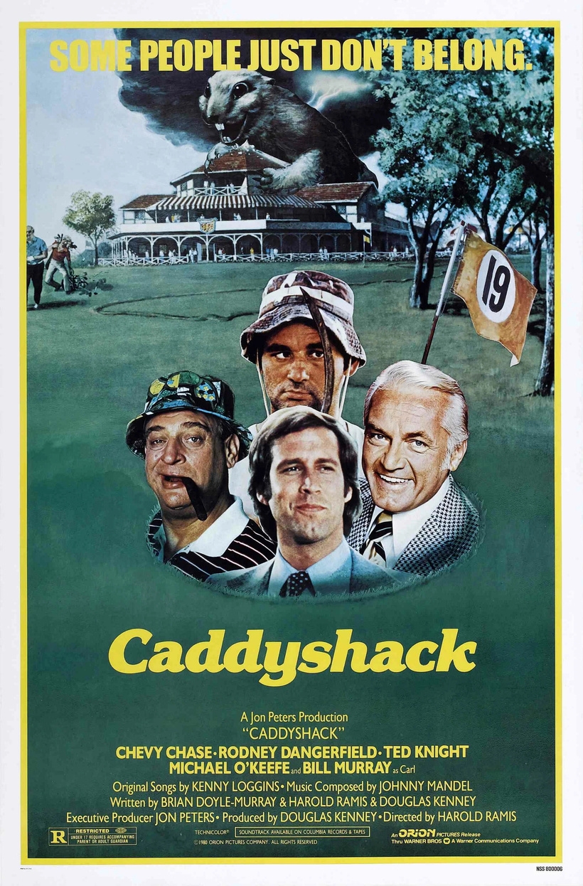 Постер фільму Гольф-клуб (Caddyshack) - касові збори  $39,846,344 ТОП 17 - 1980