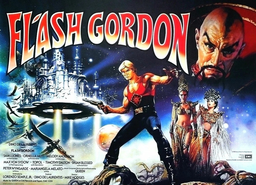 Постер фільму Флеш Гордон (Flash Gordon) - касові збори  $27,107,960 ТОП 23 - 1980