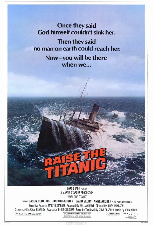 Постер фільму Титанік (Raise the Titanic) - касові збори  $7,000,000 ТОП 75 - 1980