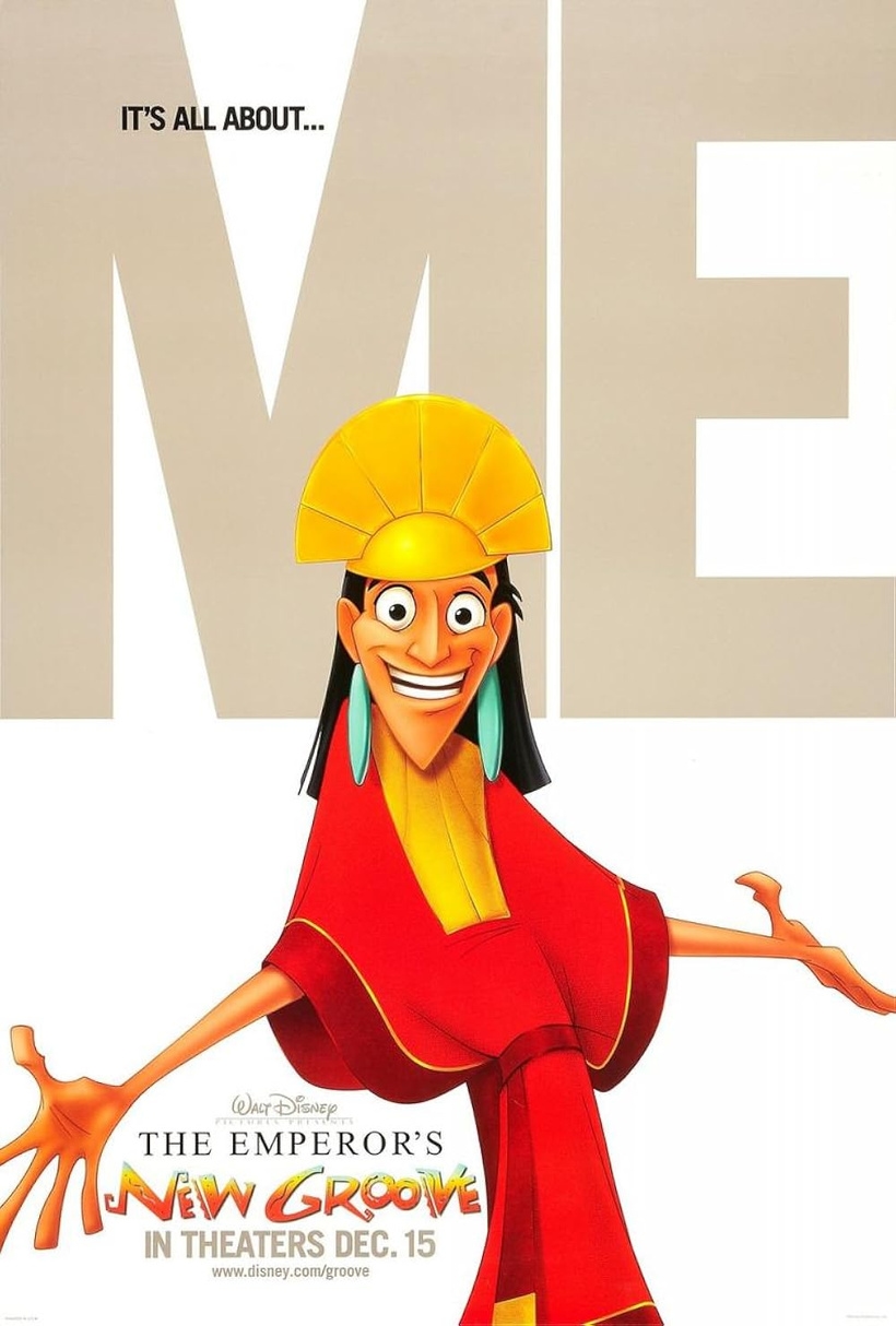Постер мультфільму Пригоди імператора (The Emperor's New Groove) - касові збори в США  $89,302,687 ТОП 26 - 2000