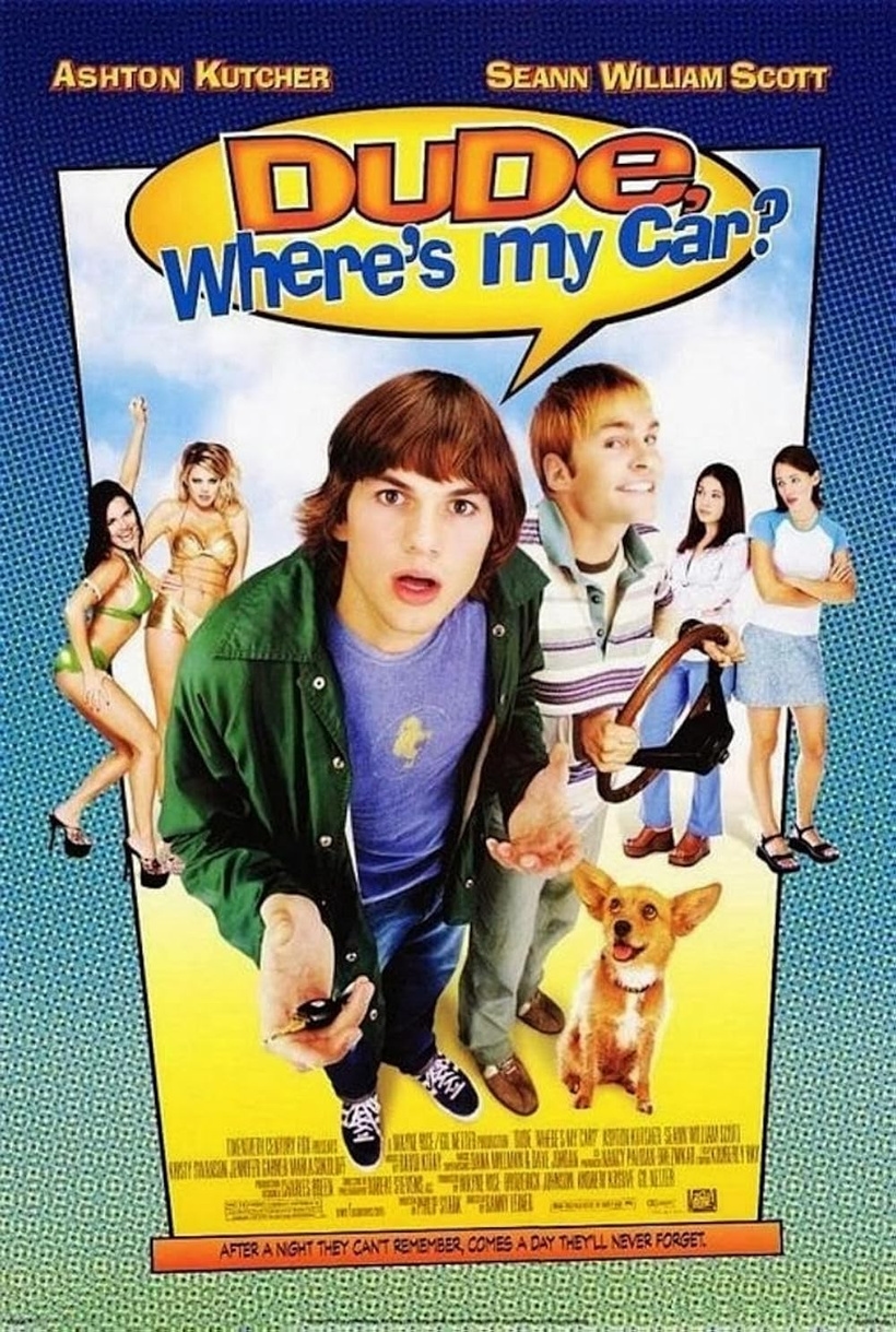 Постер фільму Чувак, де моя тачка? (Dude, Where's My Car?)  - касові збори в США  $46,729,800 ТОП 53 - 2000