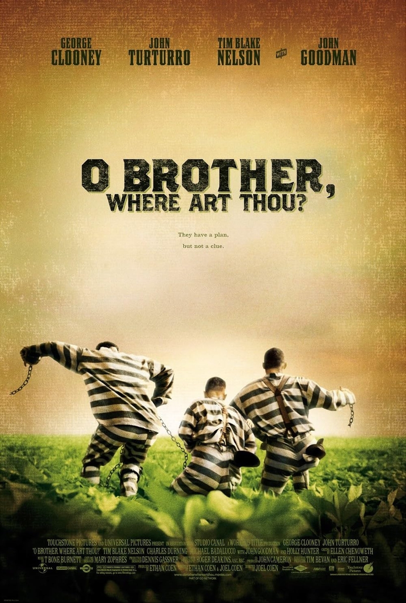 Постер фільму О, де ж ти, брате? (O Brother, Where Art Thou?) - касові збори в США $45,512,588 ТОП 55 - 2000
