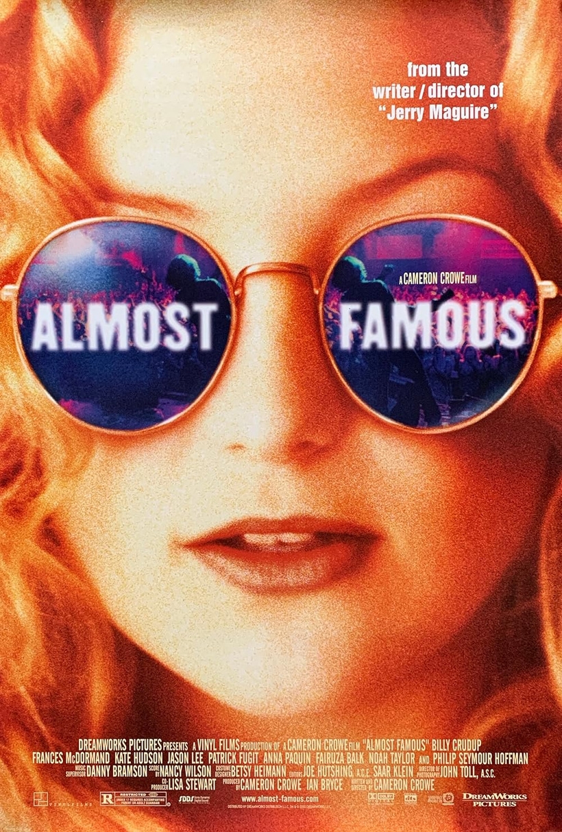 Постер фільму Майже відомі (Almost Famous)  - касові збори в США  $32,534,850 ТОП 80 - 2000