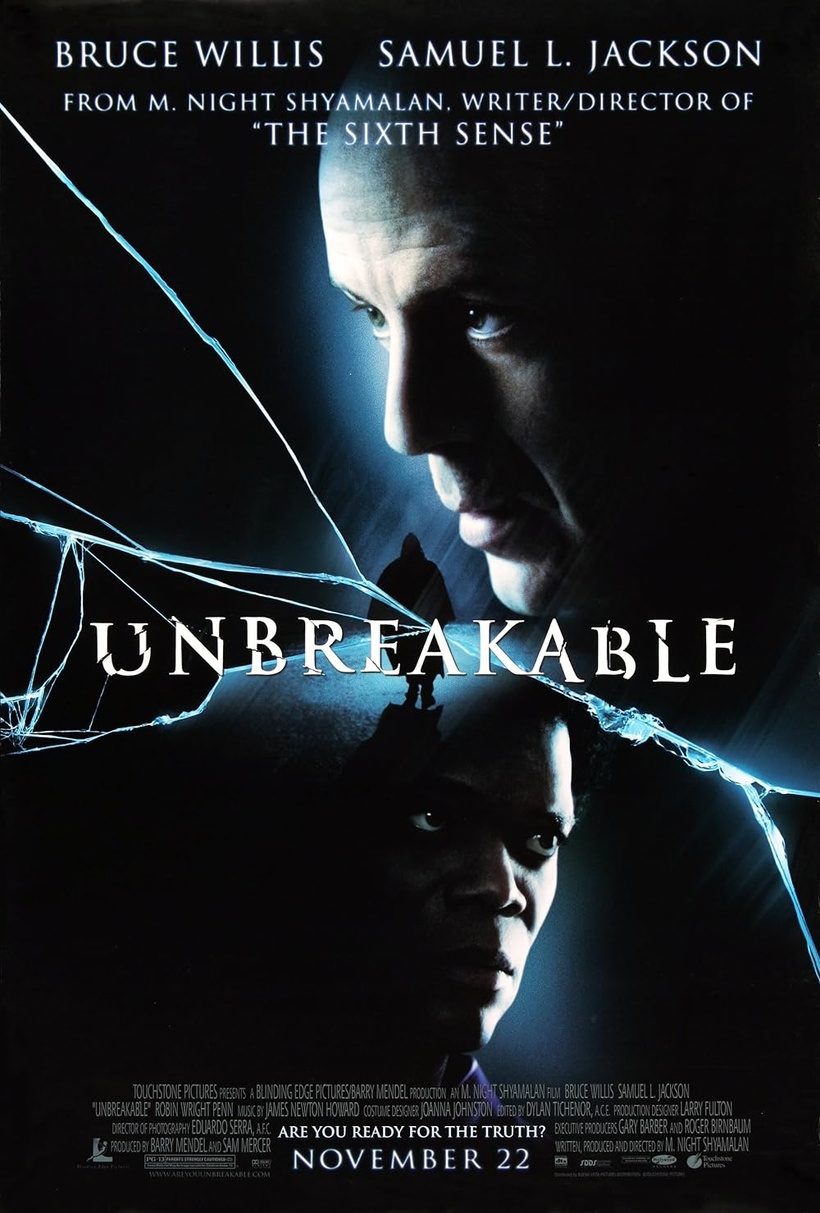 Постер фільму Невразливий (Unbreakable)  - касові збори в США  $95,011,339 ТОП 23 - 2000
