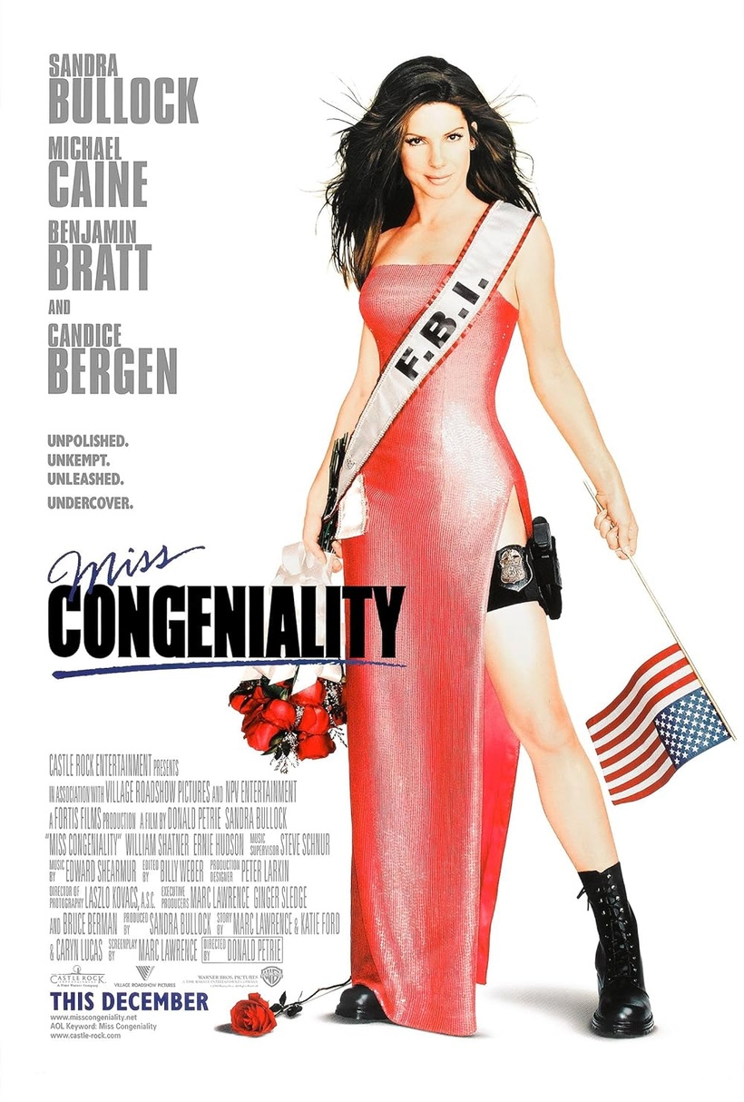 Постер фільму Міс Конгеніальність (Miss Congeniality)  - касові збори в США  $106,807,667 ТОП 21 - 2000