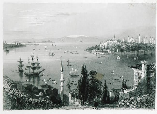“The Seraglio Point” From The Beauties of the Bosphorus by Miss ...