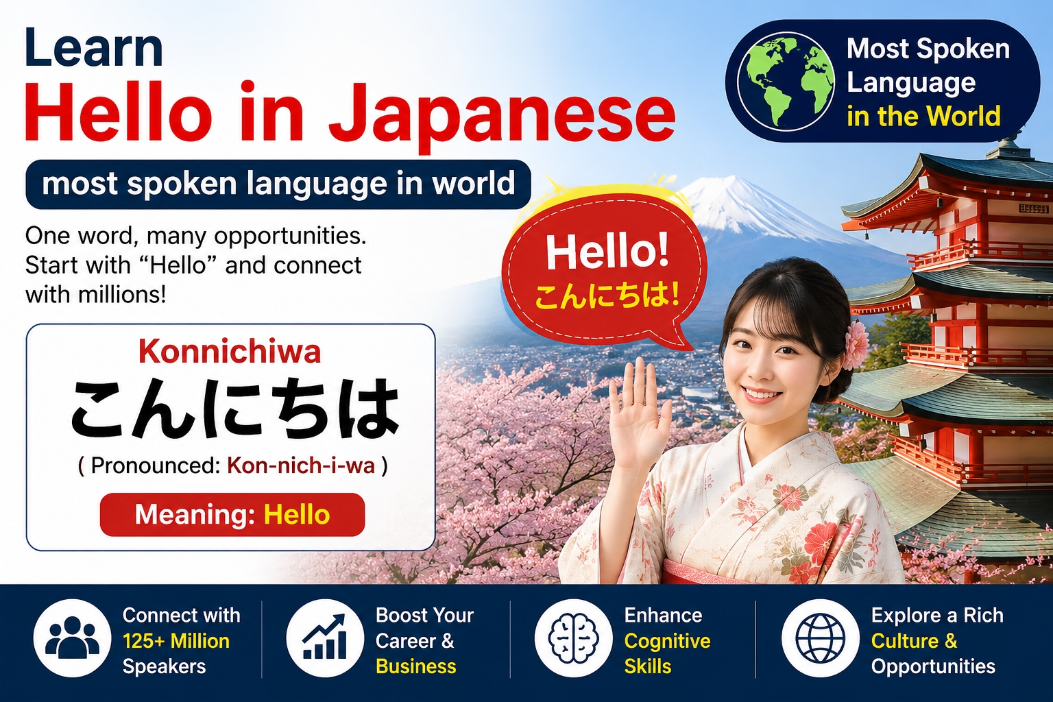 most spoken language in the world