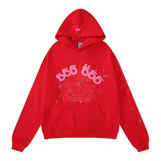 Red 555 Sp5der Hoodie | Sp5der Worldwide Red Angel Number 555 ...