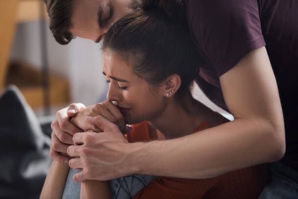 1,500+ Crying Couple Hug Stock Photos, Pictures & Royalty-Free Images - iStock