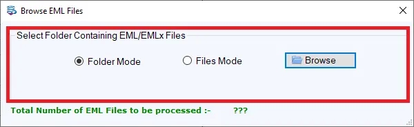 Select EML Files