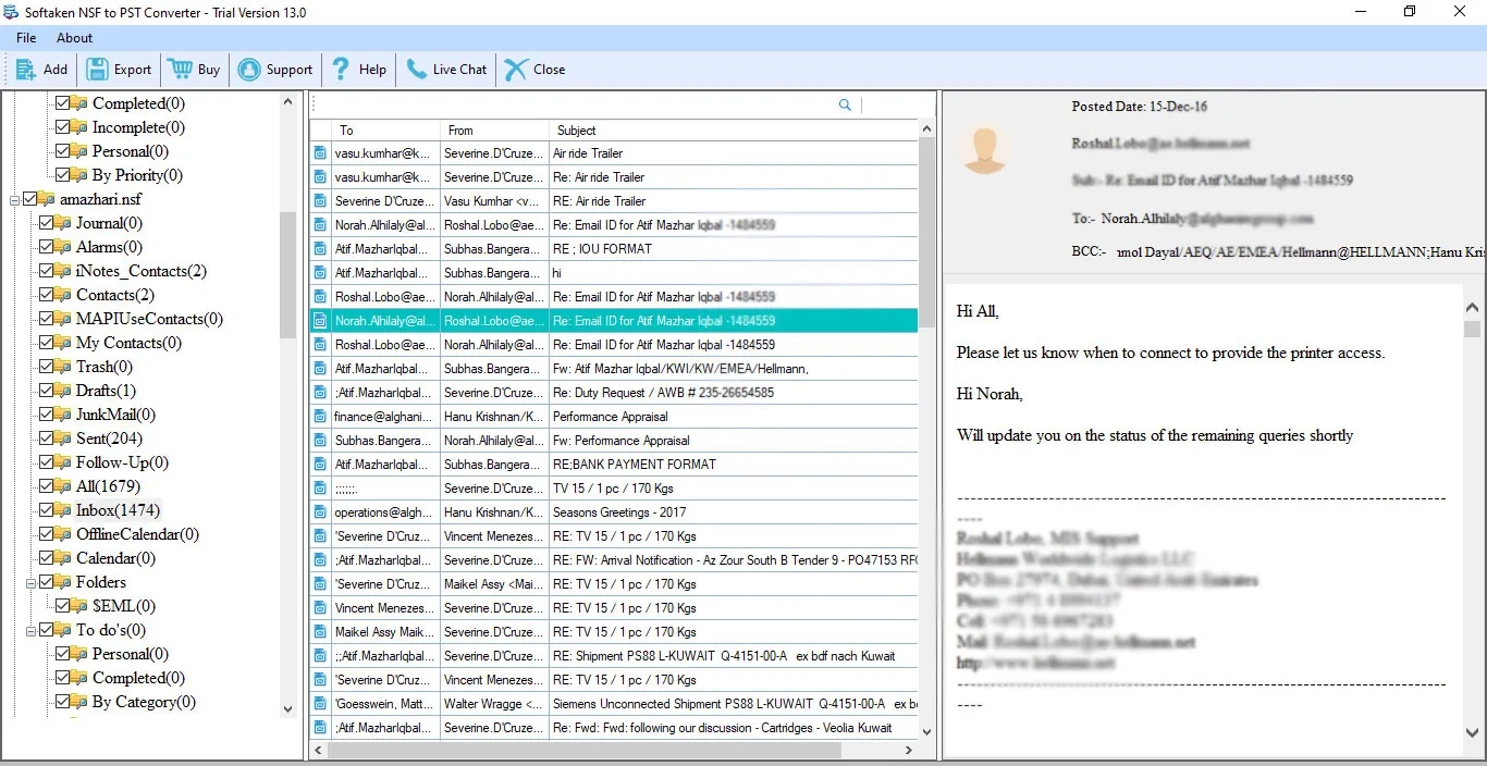 NSF file preview