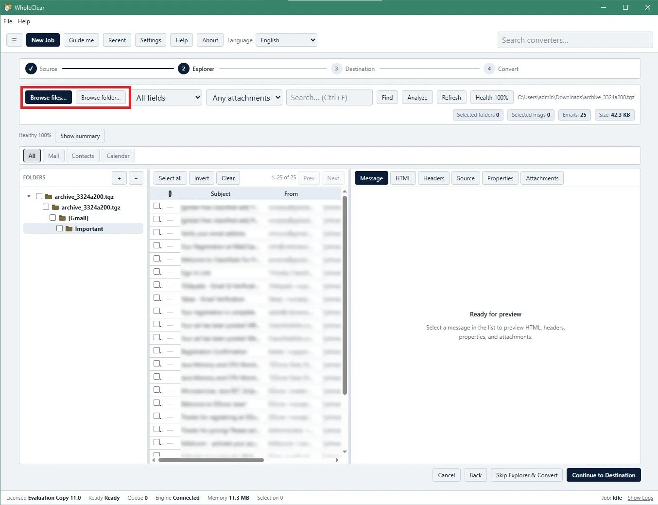browse tgz file
