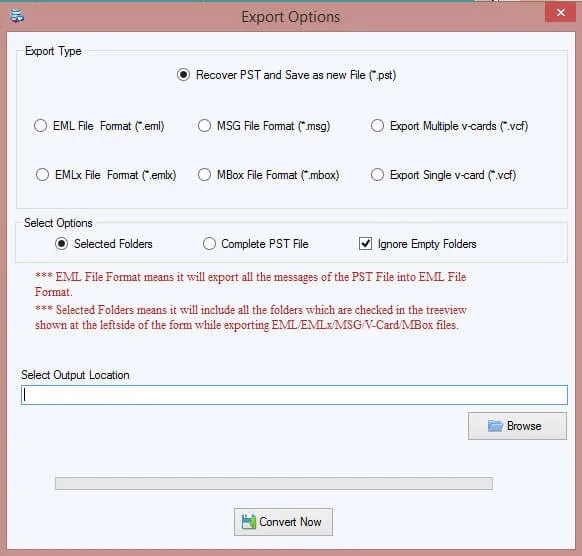 Save Options