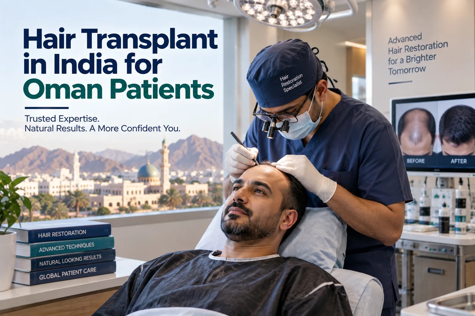 Hair transplant in India for Oman patients