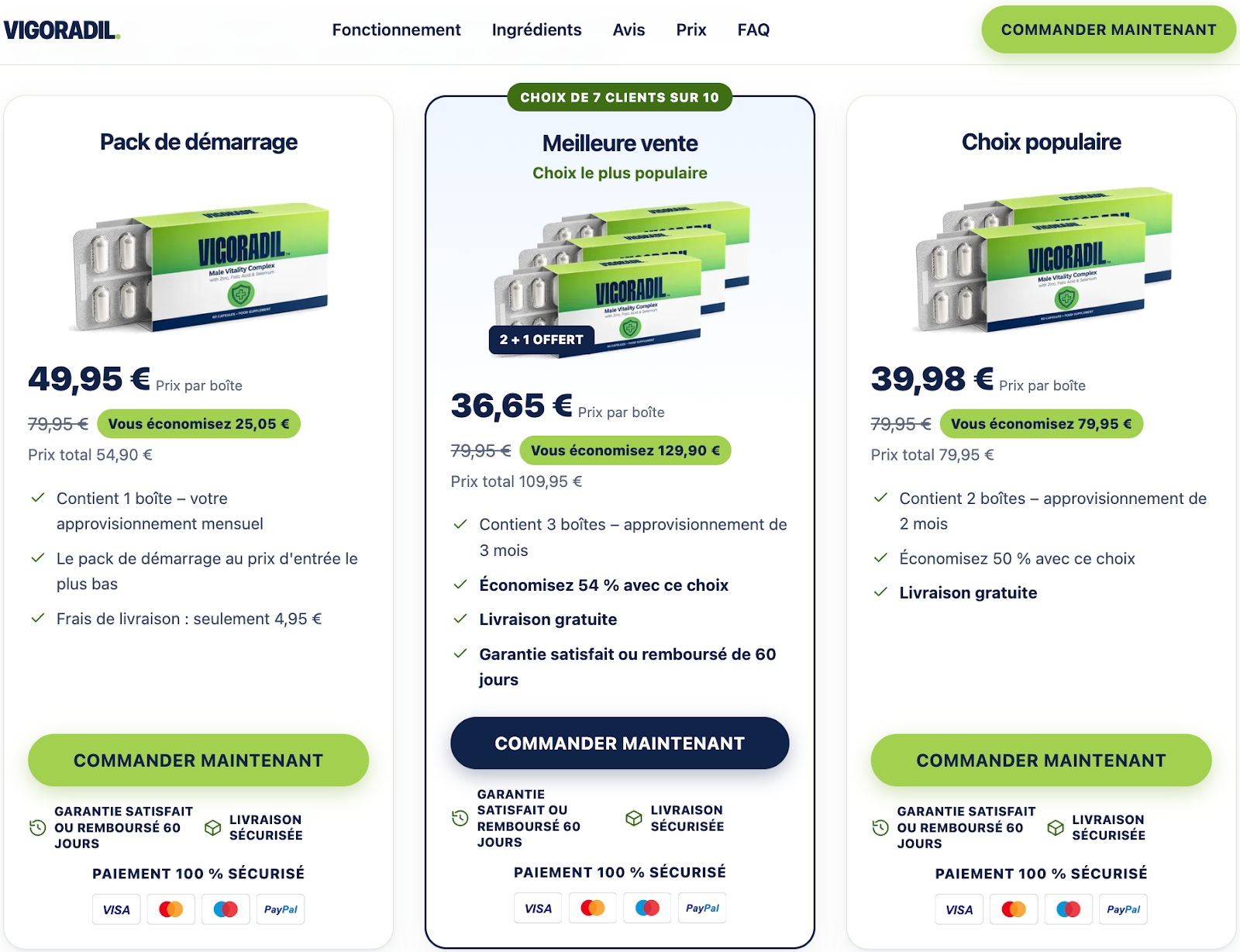 Vigoradil Male Enhancement France review image