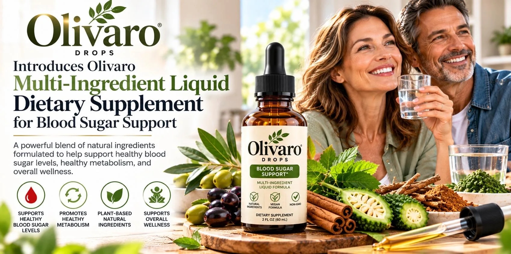 Olivaro Drops Reviews: Launches U.S. Liquid Dietary Supplement With  Published Ingredient Specifications - USA Today