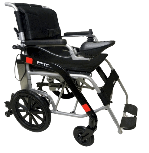 lightweightfoldingwheelchair3 Lightweight folding fold up electric motorized wheelchair medical mobility power chair
