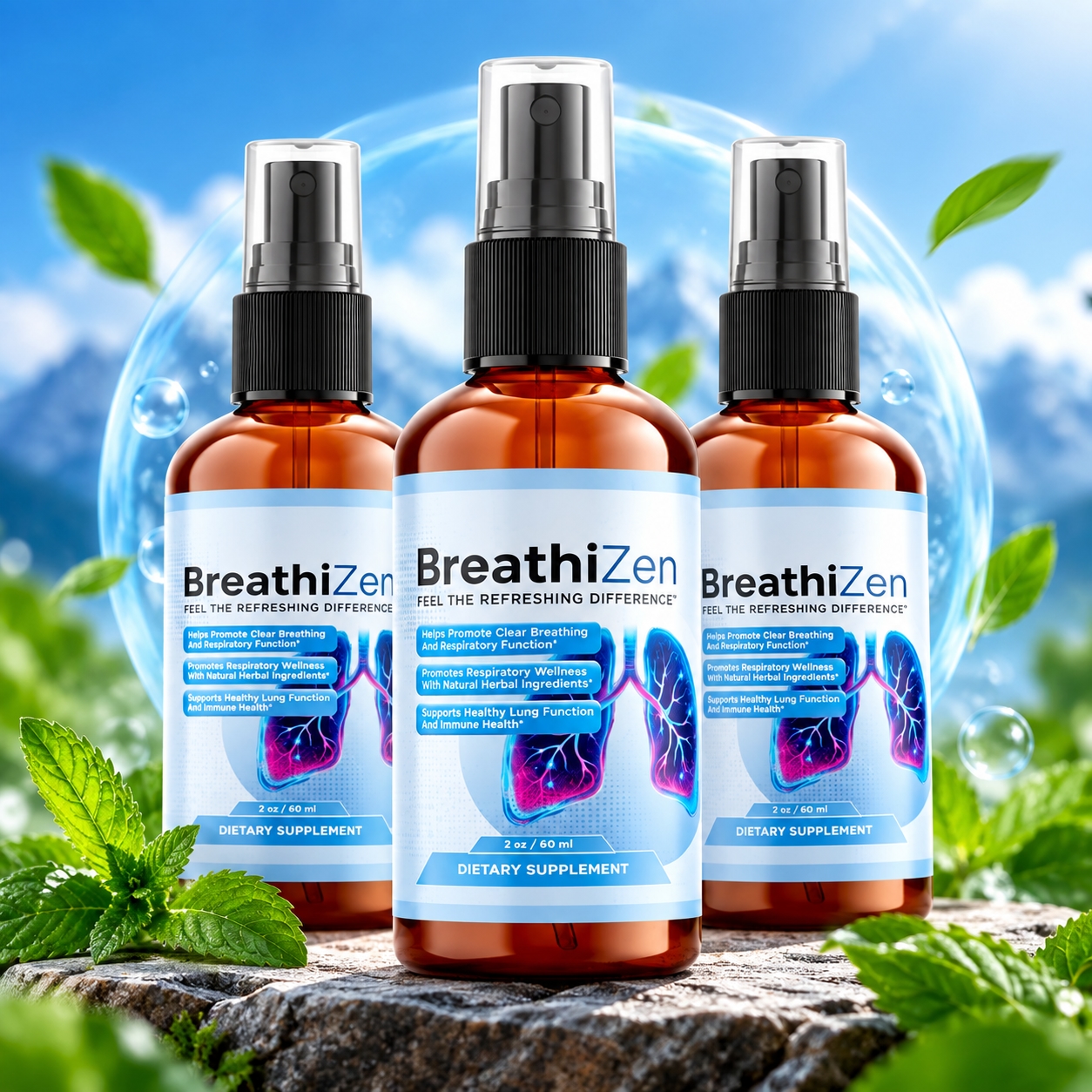 BreathiZen® | Herbal Respiratory Wellness Spray